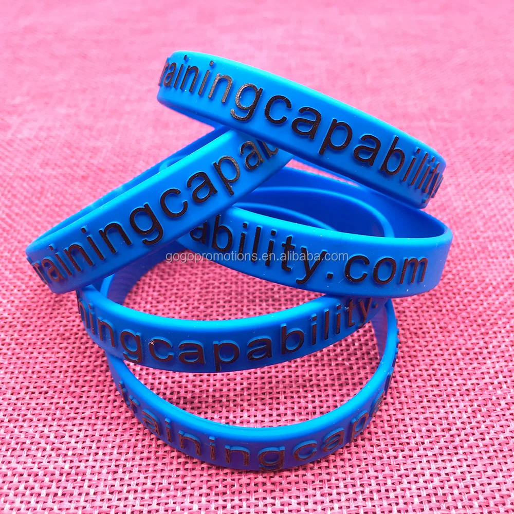 gift items new silicone bracelet wrist bands custom silicone