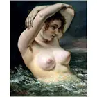 Gustave Courbet The Bathers nude picture giant poster canvas painting print wall art decorative oil painting Myriart