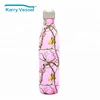 Customized 17oz double wall stainless steel insulated water bottle