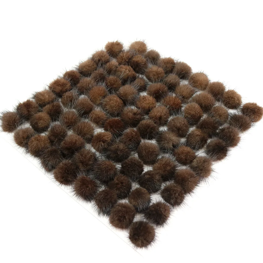 customized size color fur pompom balls fur pompoms for hair rope fur pompoms for keychain fur pompoms for elastic hair bands hair rope fur pompoms