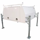 Waterproof Aluminum Powder Coat Truck Tool Box Truck Canopy with three doors BH-C1800J-PS