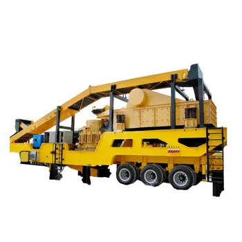 Mobile Tire Type Impact Crusher Plant