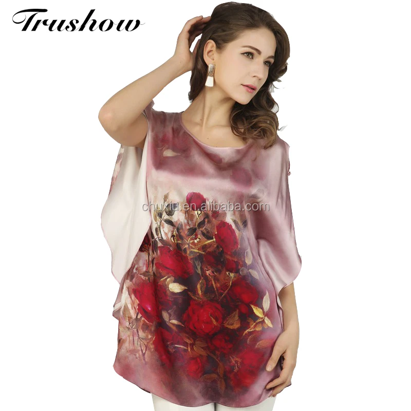 Chuxiu silk customized fashion blouses silk women's blouses