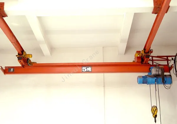 Convenient Using Electric Hoist Mobile Hook Lifting Overhead Bridge Crane Specification