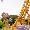 China direct manufacturer outdoor amusement park rides magic flying ufo sliding disk ride on roller coaster