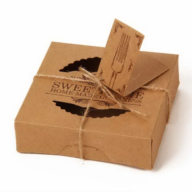 cardboard pack boxes gift postcard jewelry kraft paper packing