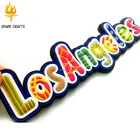 Custom 3D pvc rubber souvenir fridge magnet