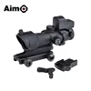 Aim-O ACOG 4x32 Optical red dot sight air scope riflescope Mira Reflex Red / Green Reticle With QD Mount laser sight for gun