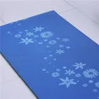 gym accessory black tpe natural rubber eco friendly custom print yoga mat