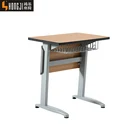 Furniture Table School Classroom Hongji HD02E Classroom Fixed Student Table /metal Wooden School Furniture
