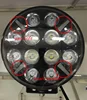 Utilizing projector optic 9 inch led spotlight pencil beam round headlamp 120W 9800Lm super bright BRT