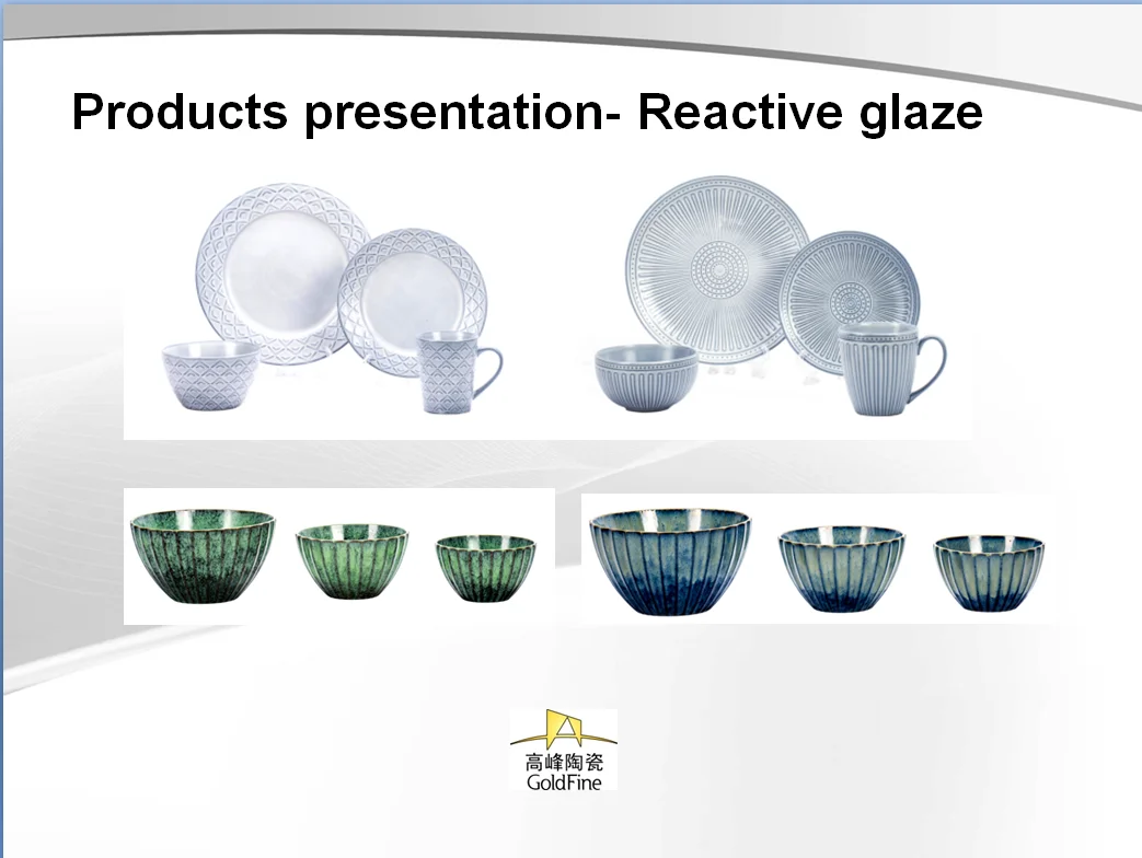 Reactive glaze