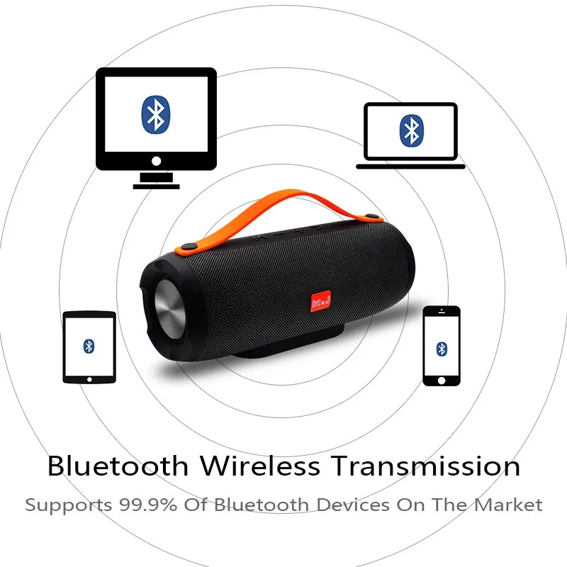 E13 outdoor bluetooth wireless speaker 10w portable good sound hifi bt speaker accept OEM - ANKUX.COM