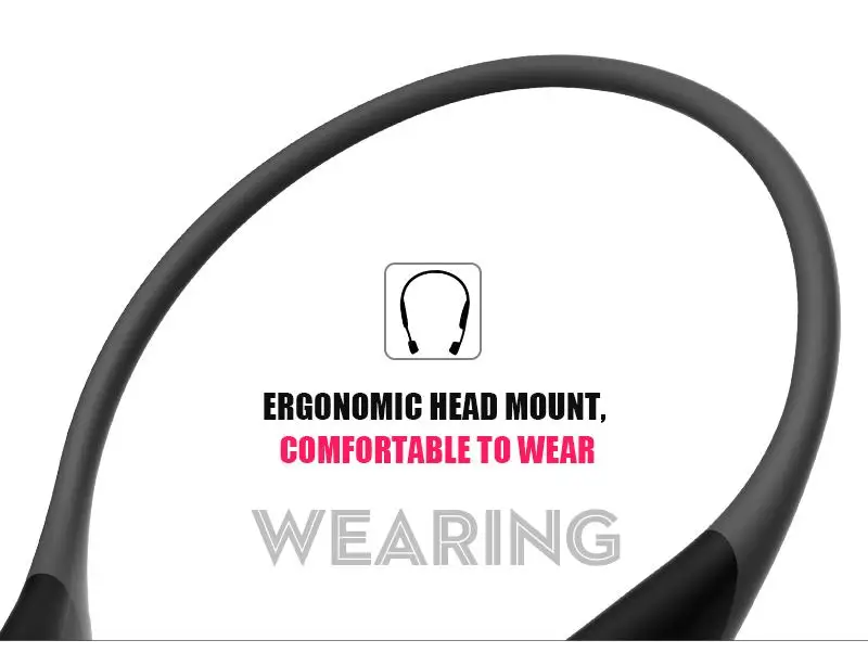 Bone conduction wireless bluetooth headphone with microphone for samsung xiaomi huawei iphone - ANKUX.COM