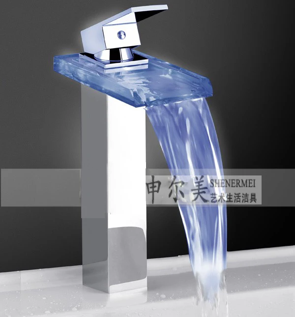 Led Faucet Basin Glass Faucet Glass Filler Faucet Led Tap Buy