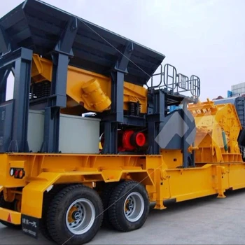 mobile crushing plant mobile stone crusher machine CE certificated