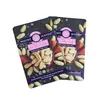 Low MOQ matte mylar foil pouch easy peel off three side seal bag for nuts