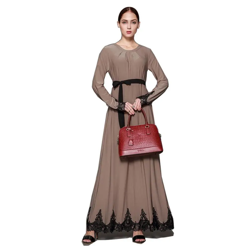 Islamic Long Sleeve Embroidered Crease Muslim Middle East Dubai Hot Sale Dress, Red and brown
Islamic Long Sleeve Embroidered Crease Muslim Middle East Dubai Hot Sale Dress, Red and brown
