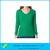 Modern Design Blank Green Custom Long Sleeve Ladies Base Layer T Shirt