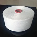 White t shirt silk hand knitting polyester knitted yarn