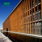 motorized aluminum airfoil ellipse louver