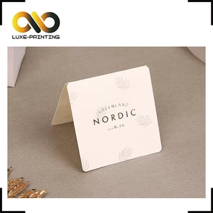 wholesale custom letter printed gift thank you card folded pape