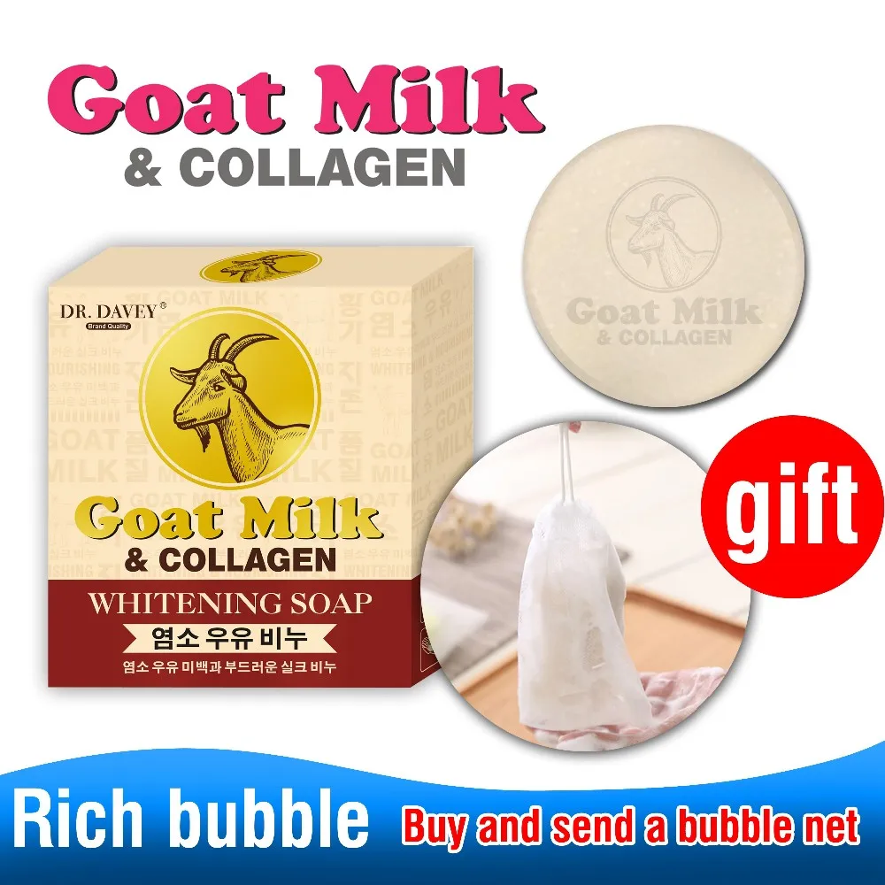 davey goat milk soap whitening soap collagen soap