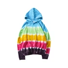 custom uniform flock print screen print tie dye hoodie