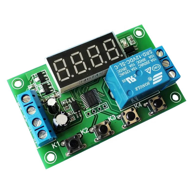 Eine möglichkeit relais modul trigger verzögerung power off delay timing schaltung schalter XY-J02