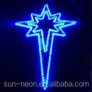 Blanco Shooting Stars Light/LED comercial Navidad proyecto luz motif/Motivo cuerda de luz LED estrellas
