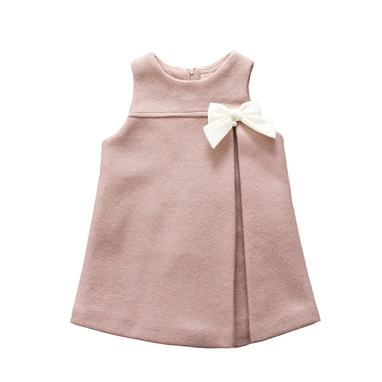 winter kids clothes girl dress daily wear princess solid Bow sleeveless children clothes
winter kids clothes girl dress daily wear princess solid Bow sleeveless children clothes