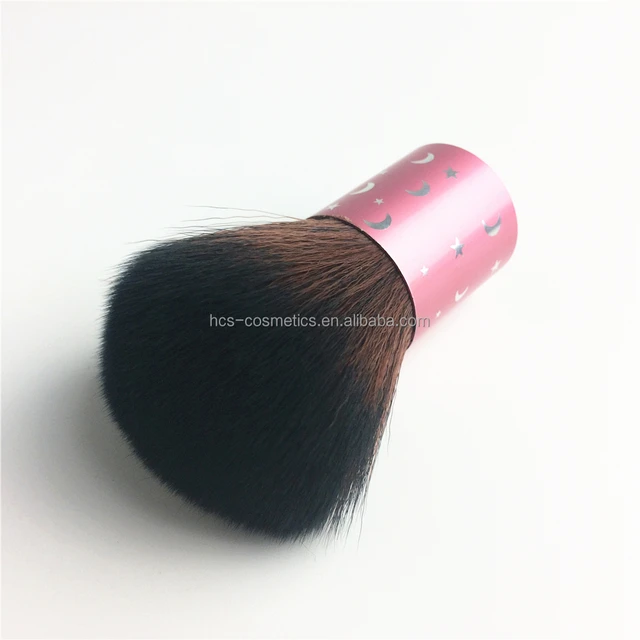 soft aluminum tube kabuki makeup brush wholesale blush brush