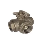 custom parts brass stainless steel ball valve DN20