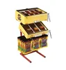 Metal Hanging beef jerky biscuit candy display rack stand shelf