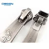 Wholesale OEM ODM Custom Metal Shiny Nickel-Free Stainless Steel Zipper Slider