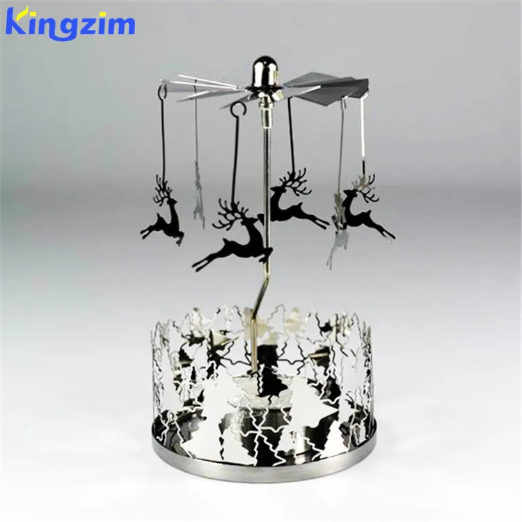 Gifts decor wedding centerpiece metal cut out rotary star candle holder insert metal holders