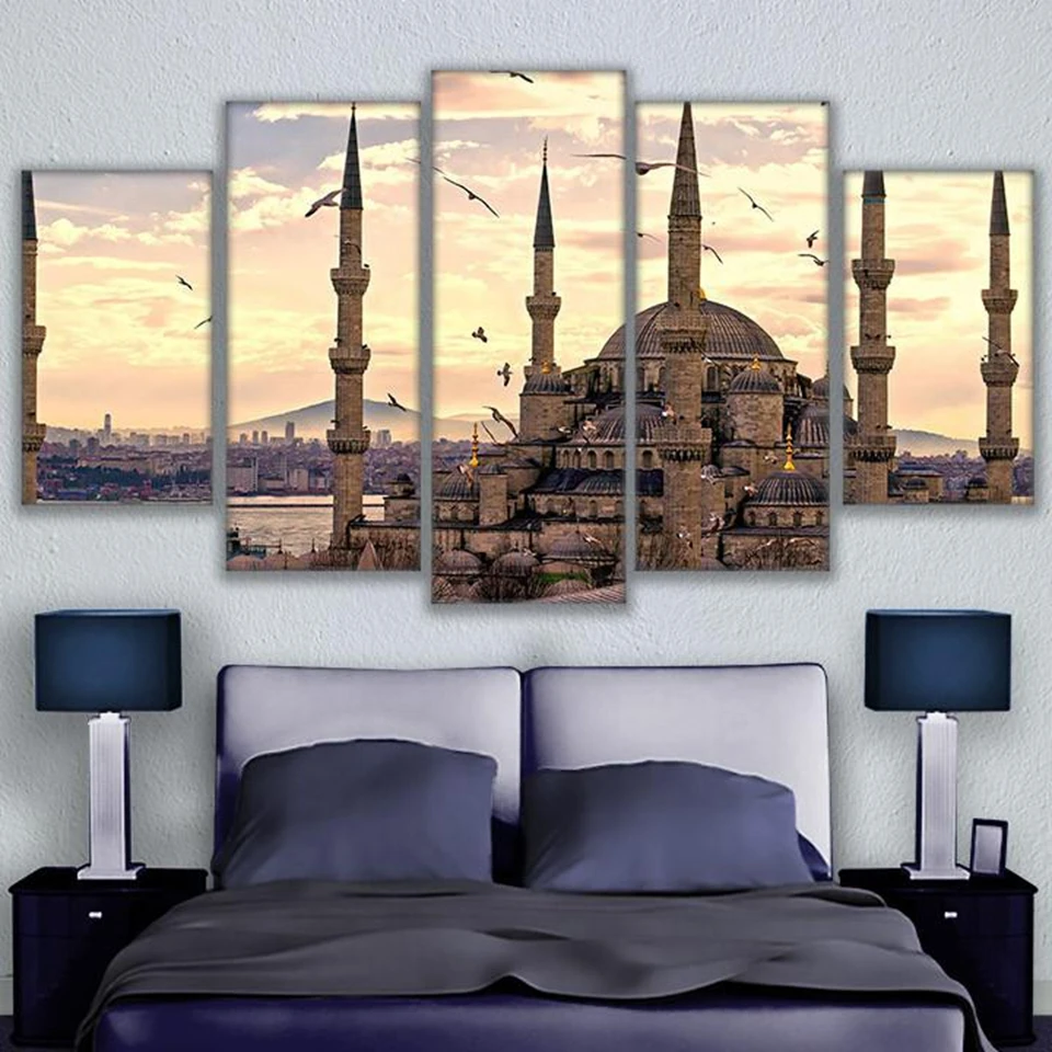 Suleymaniye Mosque Skyline Landscape Poster