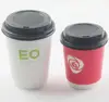 Custom logo printed coffee cups 12oz disposable hot drinks paper cup