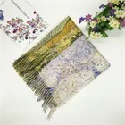 Plaid Pashmina Shawl Women Printing Textile Factory