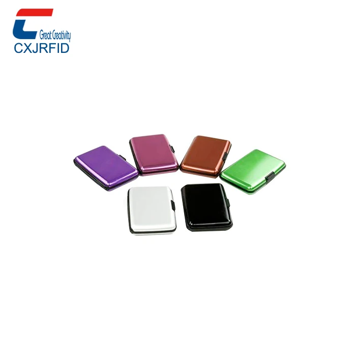 RFID Blocking Hard Case Aluminum ABS Credit Cards Wallet for sets - Silver(Assorted Color 6 Pack), Customized color
RFID Blocking Hard Case Aluminum ABS Credit Cards Wallet for sets - Silver(Assorted Color 6 Pack), Customized color