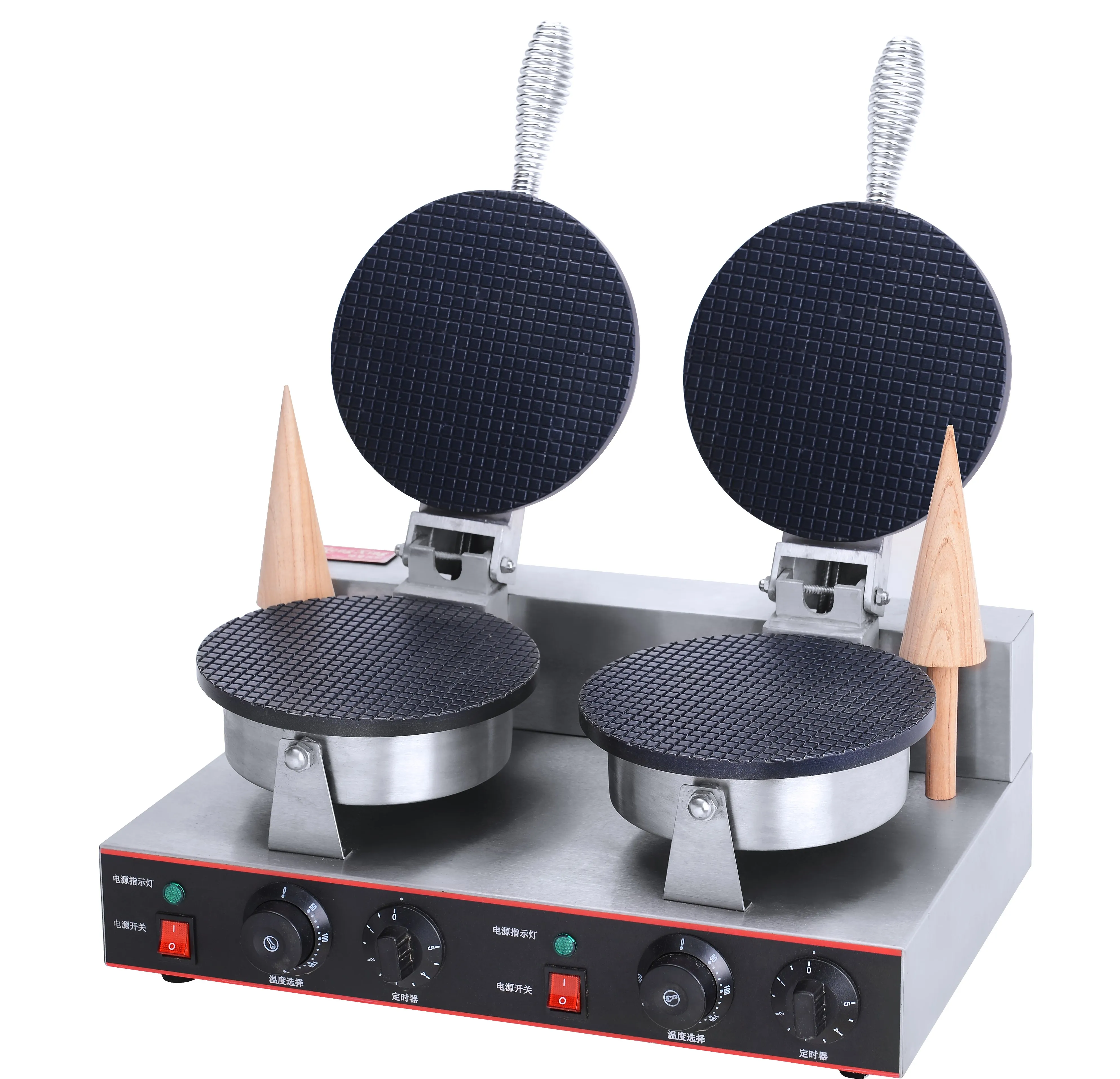 Cheap Price Commercial Electric Waffle Baker For Sale,Stainless Steel Waffle Cone Baker