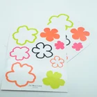 Transparent clear vinyl sticker designs/clear stickers sheet print