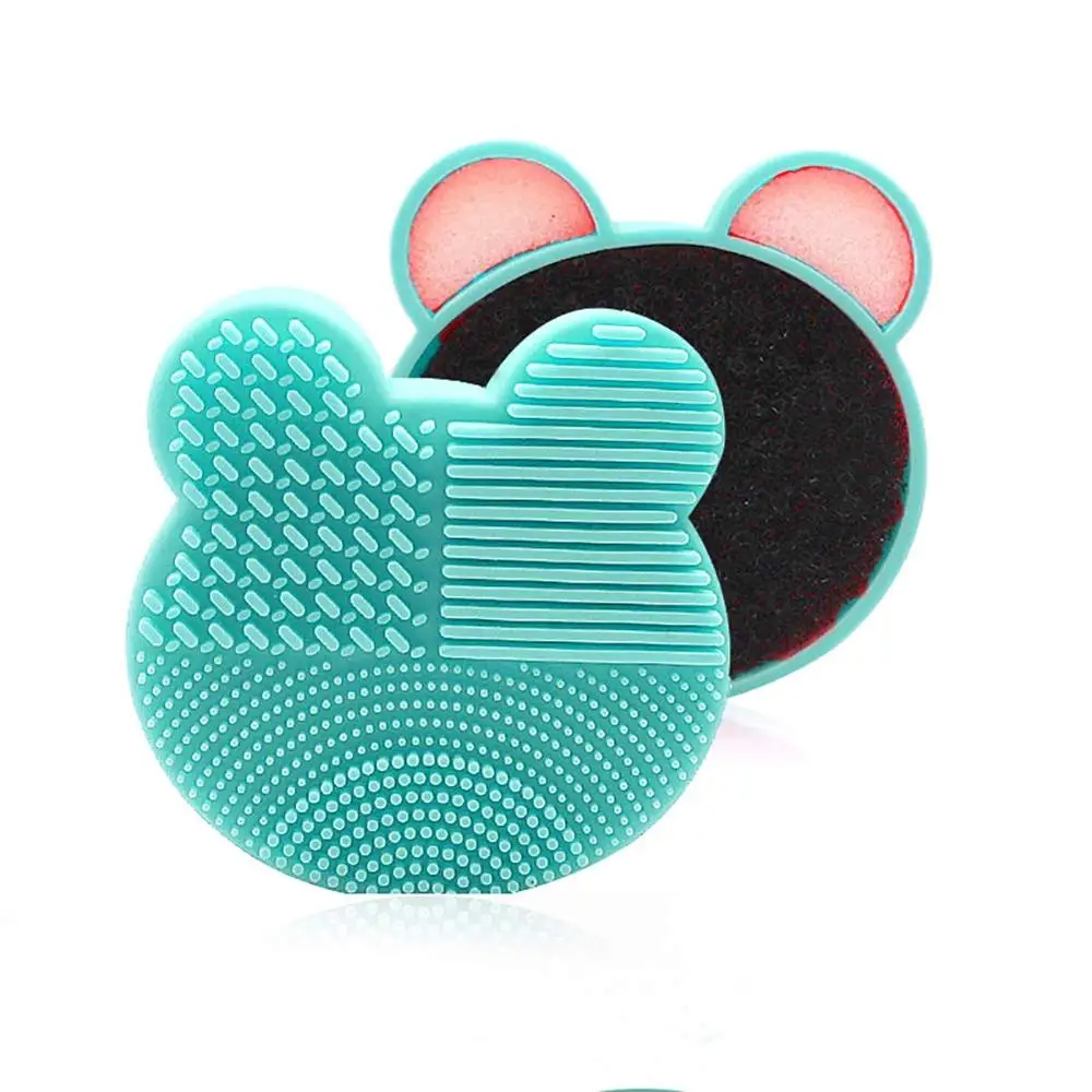 2 In 1 Brushes Cleans Bear Shaped Quick Remover Cleaner Wet Dry Cosmetic Clean Tool Cosmetics Brush Cleaning Sponge
2 In 1 Brushes Cleans Bear Shaped Quick Remover Cleaner Wet Dry Cosmetic Clean Tool Cosmetics Brush Cleaning Sponge