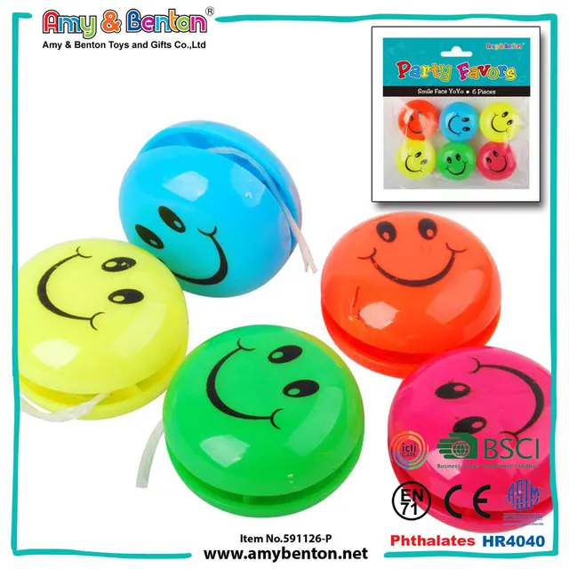 factory supplier children small smile face plastic super yoyo