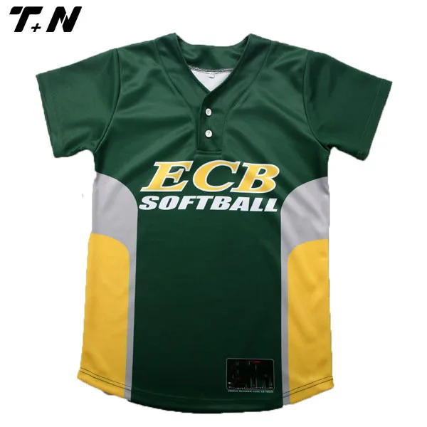 Bulk Yellow Blank Baseball Jerseys 