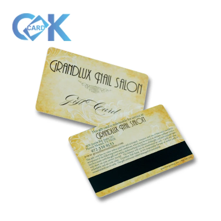 full color credit card size pvc magnetic stripe card vip/id/gift