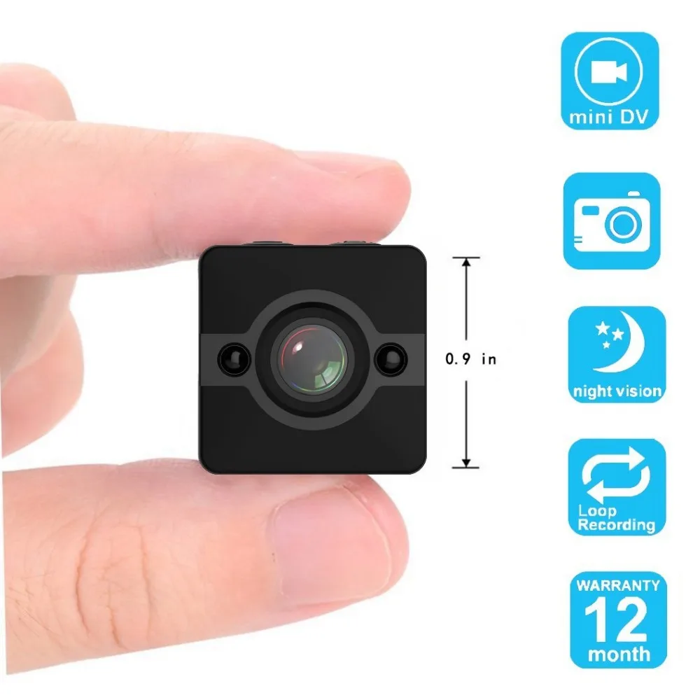 Amazon Crazy Selling Small Security Camera Cheapest Price Cute hd Cute 1080p Mini Camera Spy Hidden Camera Mini SQ12