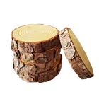 Chinese factory round pine wood slices round wooden slice DIY wood craft for decoration, 500g/mesh bag
