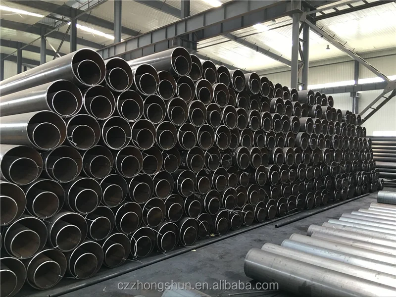 black round metal carbon erw steel pipe