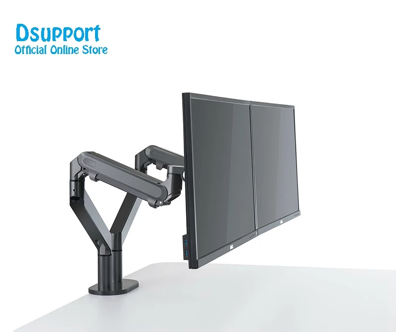 2018 Dual Arm Monitor Mount Desk Stand,Fully Adjustable Aluminum Monitor Holder Gas Spring Monitor TV Mounting for 17-32 OZ-2, Black and siliver
2018 Dual Arm Monitor Mount Desk Stand,Fully Adjustable Aluminum Monitor Holder Gas Spring Monitor TV Mounting for 17-32 OZ-2, Black and siliver